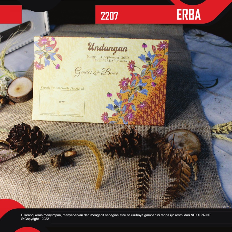 BLANGKO UNDANGAN PERNIKAHAN UNIK DAN SIMPLE