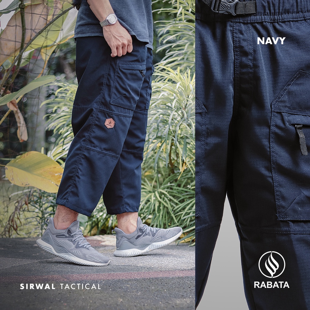 Sirwal Tactical Ranger Rabata Celana Cingkrang Pria Komprang Dewasa All Varian Size M L XL XXL Bahan