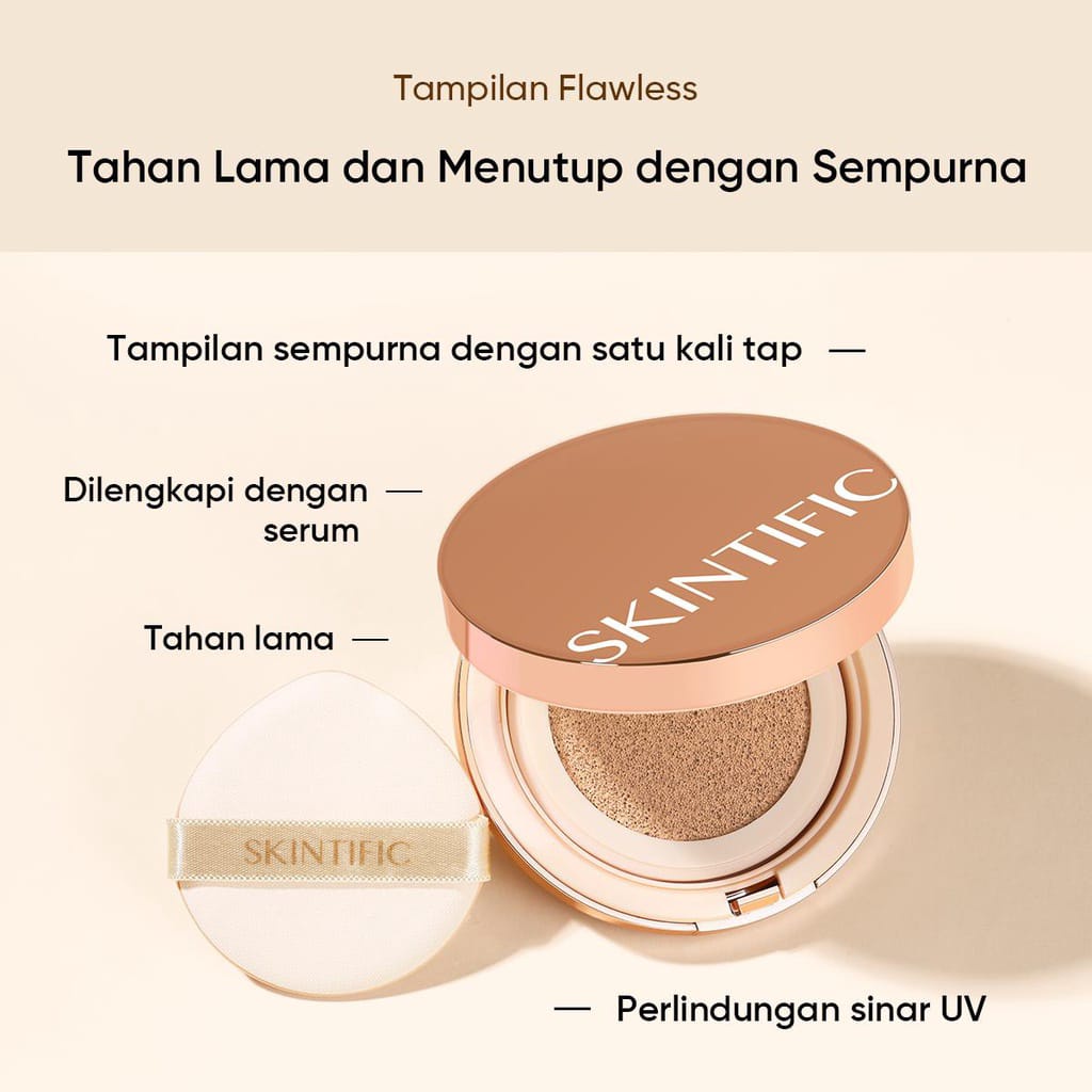 SKINTIFIC COVER ALL PERFECT CUSHION SPF35++++