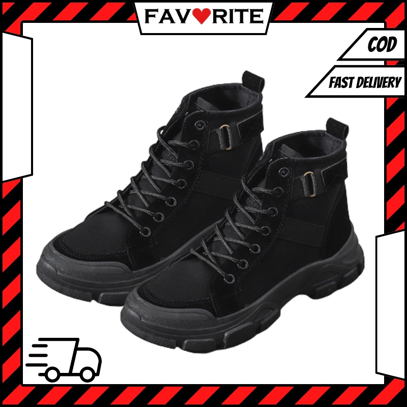 Favorite &quot;FREE BOX&quot; Sepatu Boots Wanita Korea Import Sepatu Casual Wanita 9143