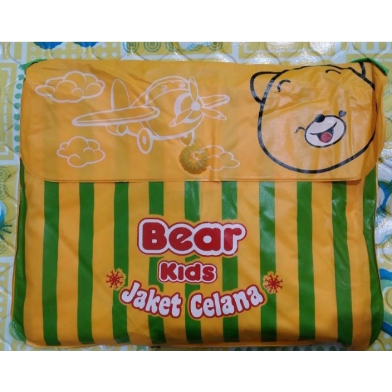 jas hujan anak jaket celana bear kid