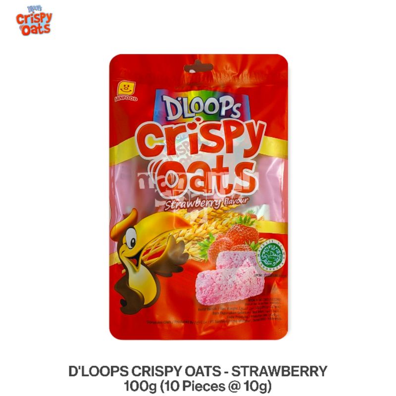 

DLOOPS CRISPY OATS - STROBERI