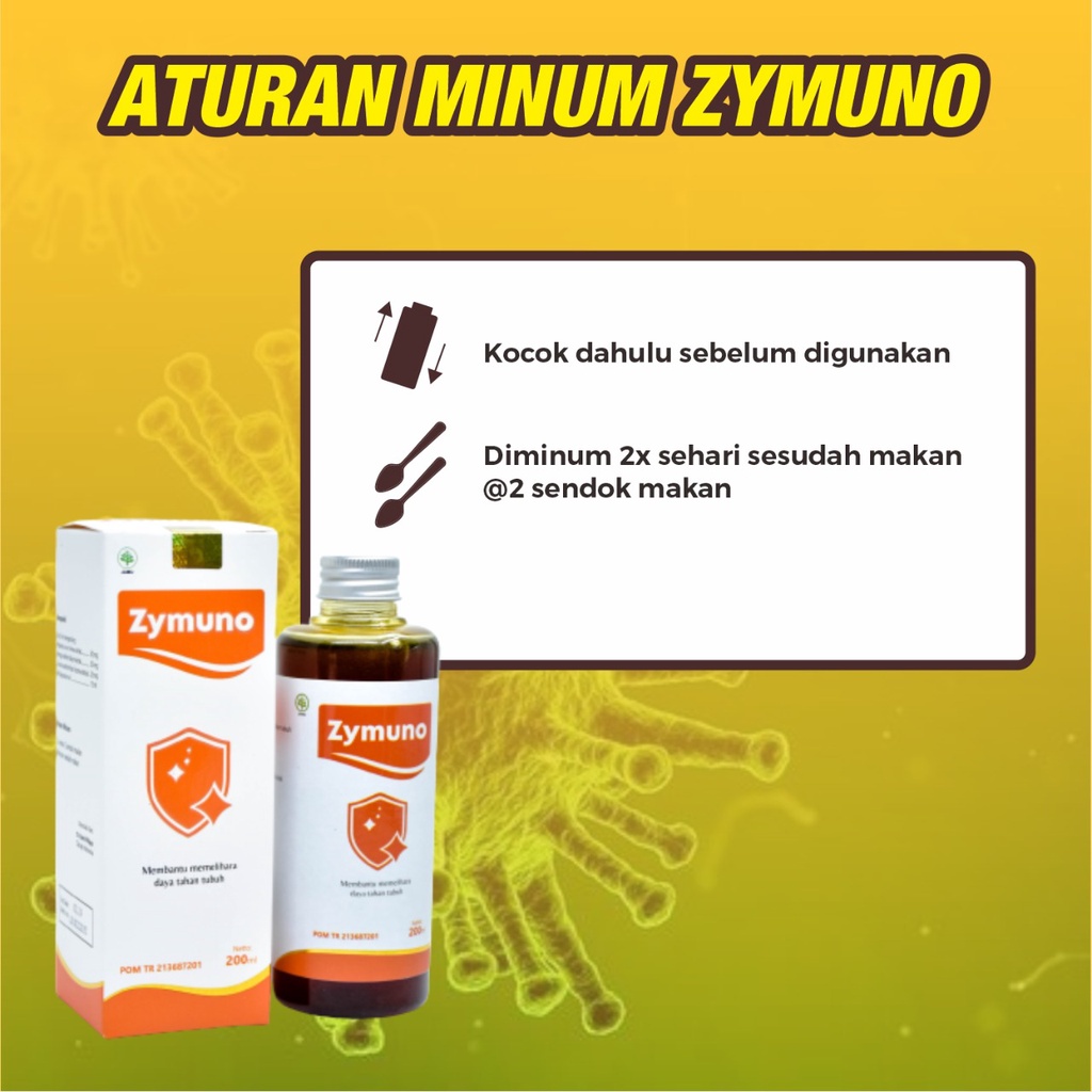 Zymuno Paket 3 Botol – Vitamin Herbal Cegah Demam Batuk Flu Tingkatkan Daya Tahan Tubuh Imun Masalah Pencernaan Jaga Kesehatan Tubuh Bantu Percepat Penyembuhan Penyakit