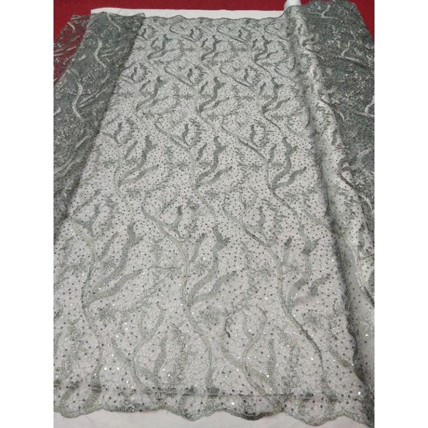 Kain Tile Akar Spangkle/Tile Aplik/Harga Tertera 1/2(0.5)m/Minimal Order 1 mtr