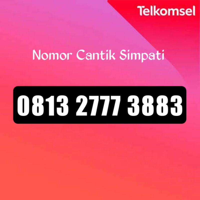 Nomor Cantik Telkomsel Prabayar 813 27 0 81327 seri Jateng Triple 777 ABBA Hoki 3883 2882 2662 3553 