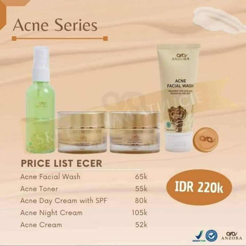 ANZORA GLOW/ANZORA ACNE/PAKET ANZORA SKINCARE