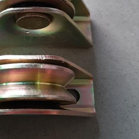 RODA PAGAR RUMAH 5CM RODA BUBUT RODA BESI COR RODA PINTU GERBANG⠀⠀ - FRT 5cm Bulat