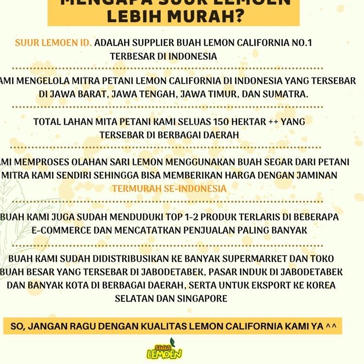 

Terkini.. 1 ml Sari Lemon California Murni 1 L Tanpa Brand Tanpa Merk 74