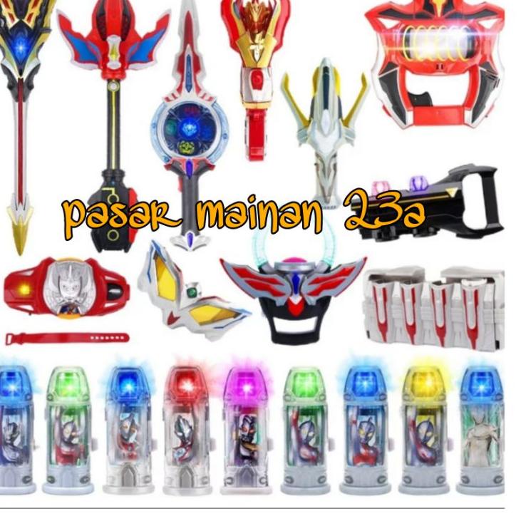BQZI Mainan Senjata Ultraman Z Geed Orb Ginga Pedang Ultraman X ⊖ 36