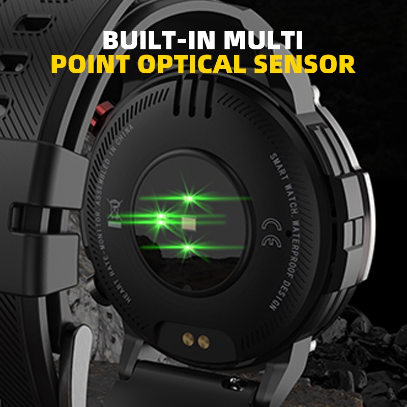 Jam Tangan Outdoor Pria✅C21 IP68 Waterproof Bluetooth Call Men Jam Tangan Pintar Pria Baterai Besar Olahraga Smartwatch Pria Sport Fitness Tracker