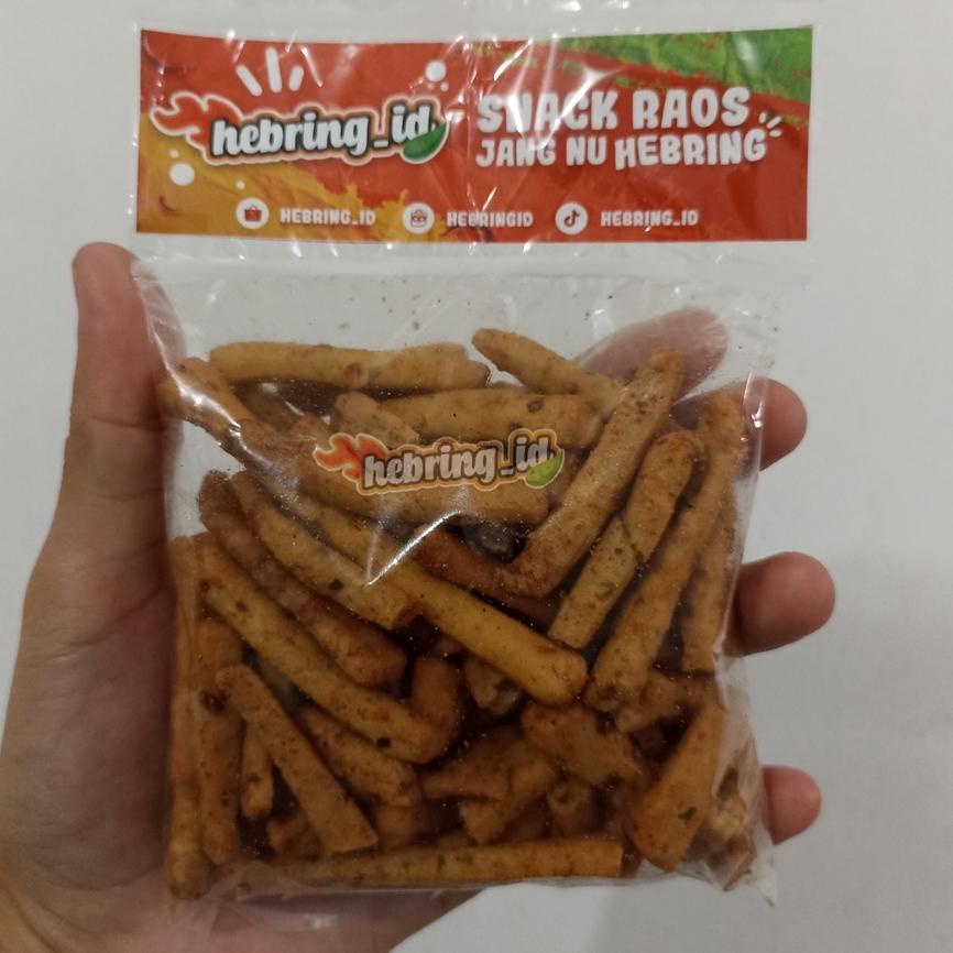 

Diskon Gede--Stik Basreng Pedas Asin Gurih Daun Jeruk Original 2 Ukuran 250 Gr Gram [Hebring.id]