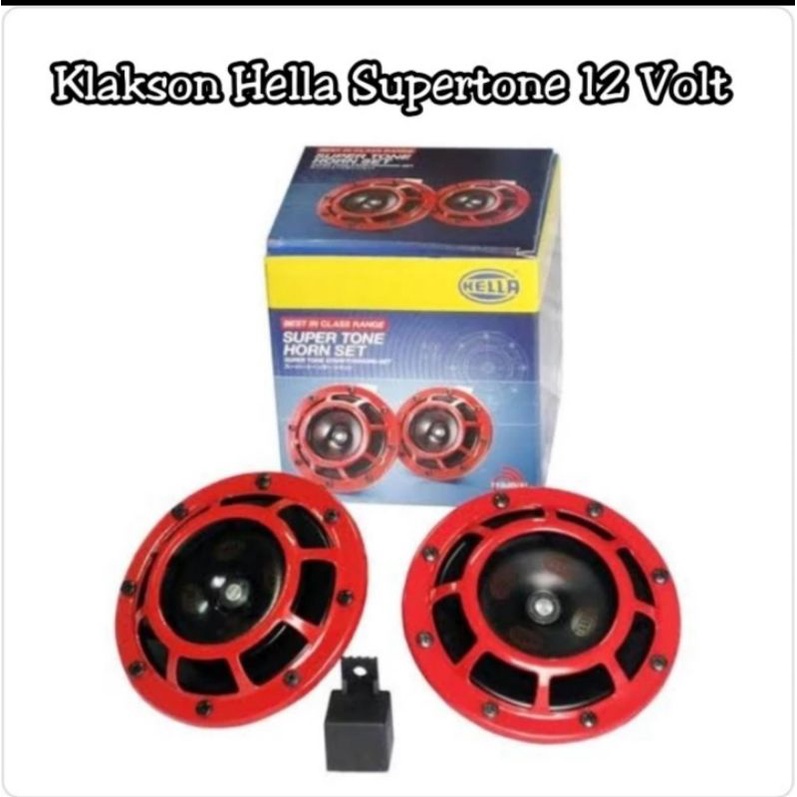 Hella original klakson supertone sepasang