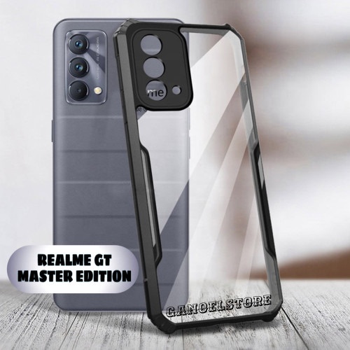 Anti Shocking Realme 8 5G / GT Master Hardcase List Hitam Acrylic Case