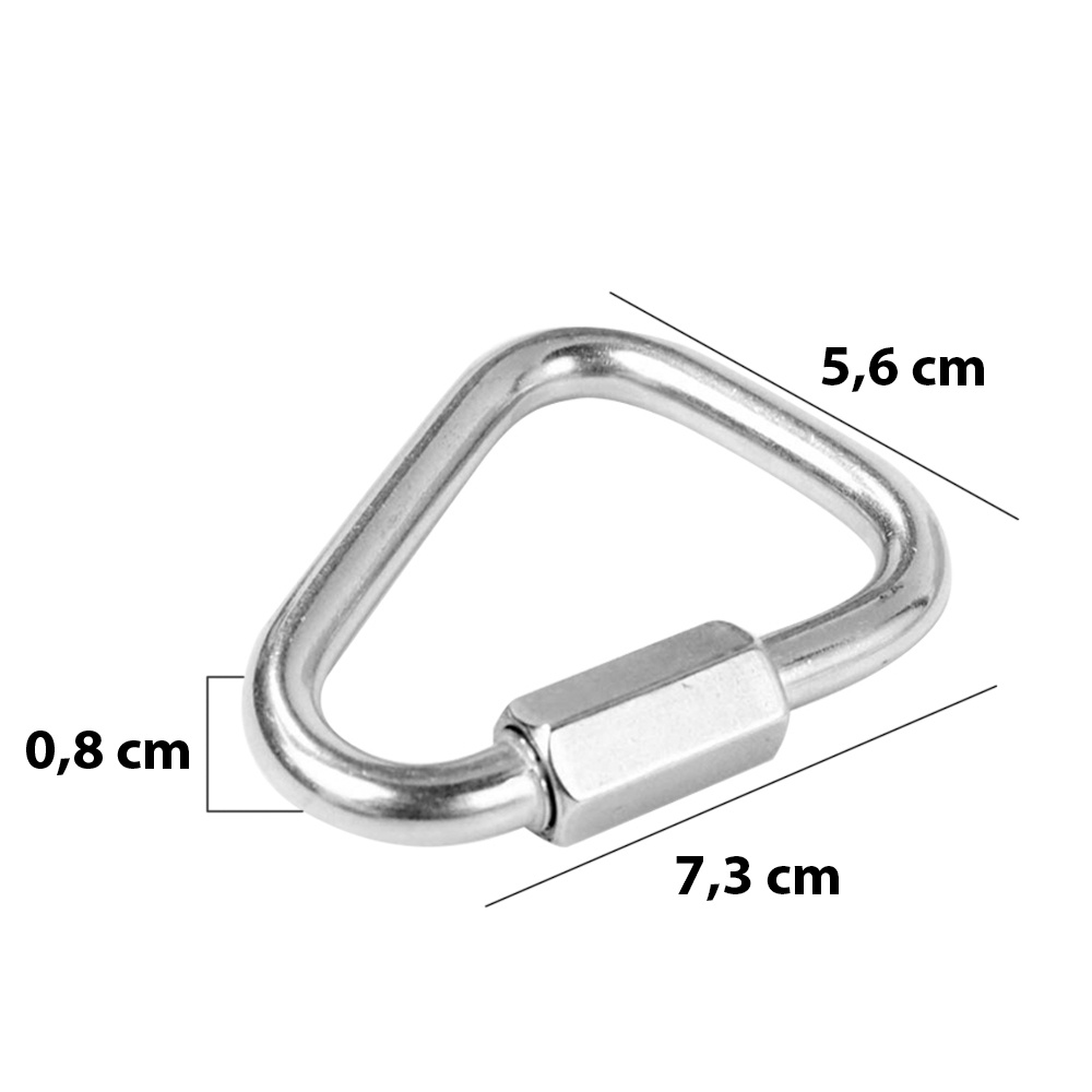 Climbing Karabiner Safety Lock - SQQ4045 - OMSE61SV Silver