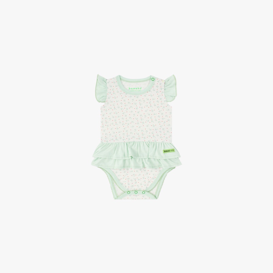 HAMAKO FRILL BODYSUIT Jumper Bayi Perempuan Tencel LUXE