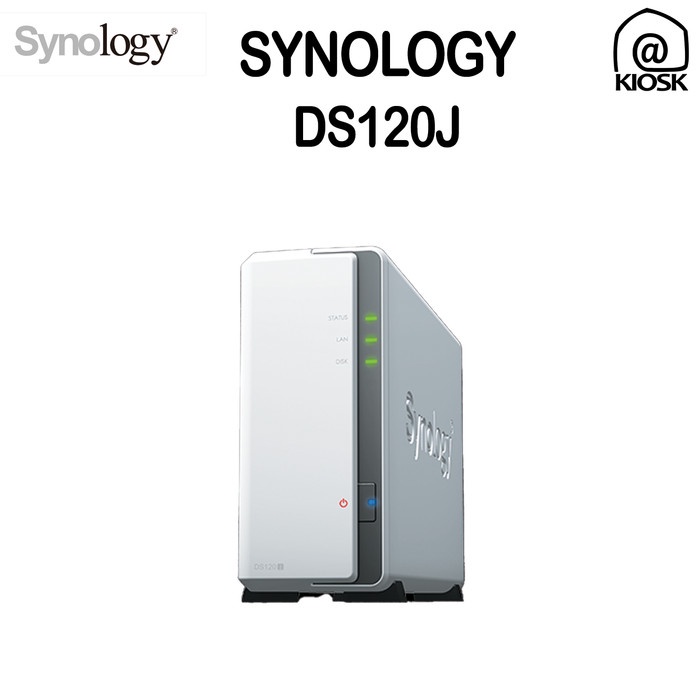 Synology DS120J / Diskstation 1 Bay NAS Server / Paket HDD SSD - 500GBSSDIronwol