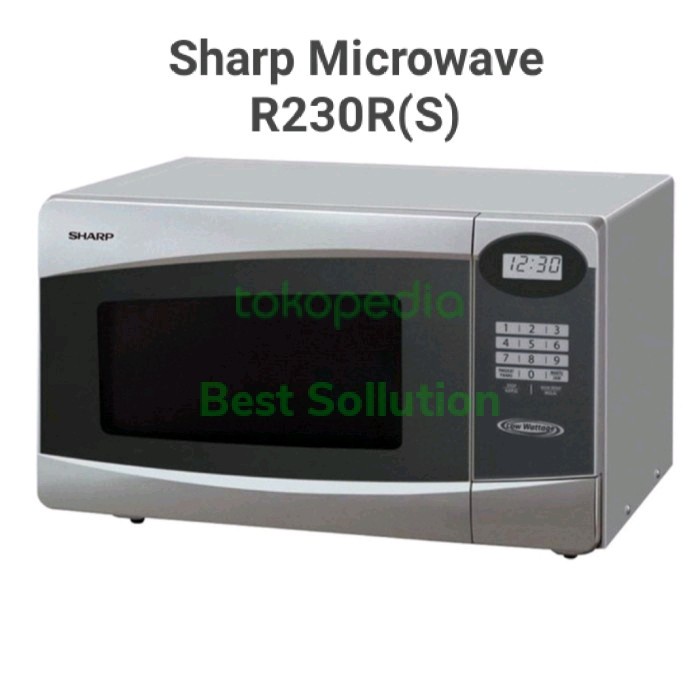 Microwave Sharp Microwave R-230R(S) Low Watt Touch Control R230R(S) 22 Liter