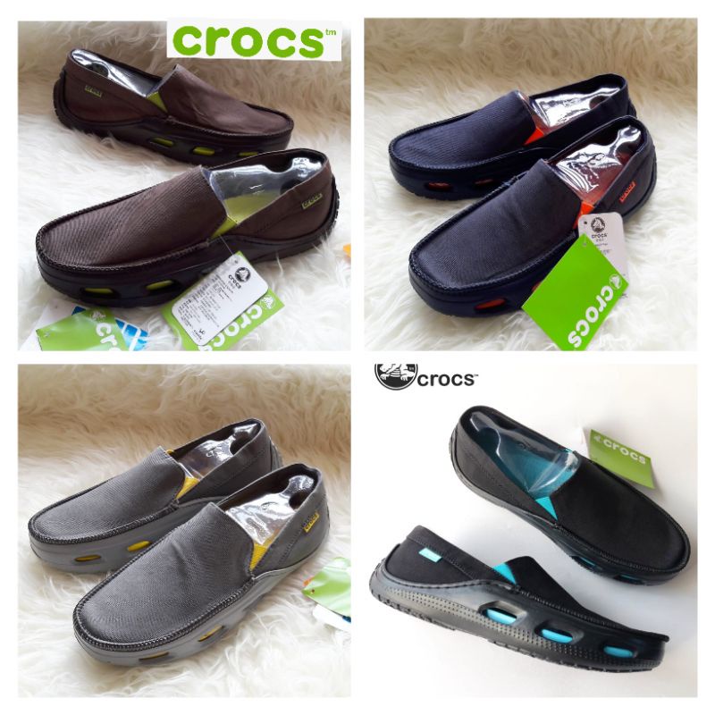 crocs pria tideline sport canvas / crocs tideline sport man