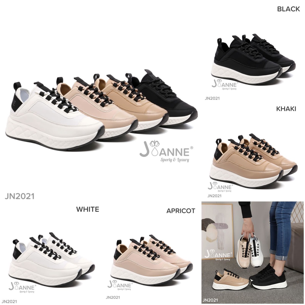 JOANNE Premium Higshole Sneakers Shoes #JN2021 ORIGINAL