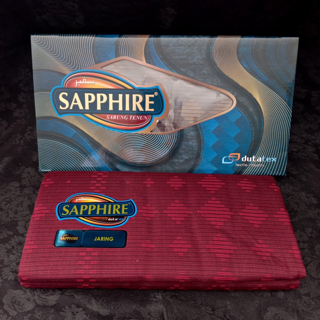 SARUNG SAPPHIRE MOTIF JARING