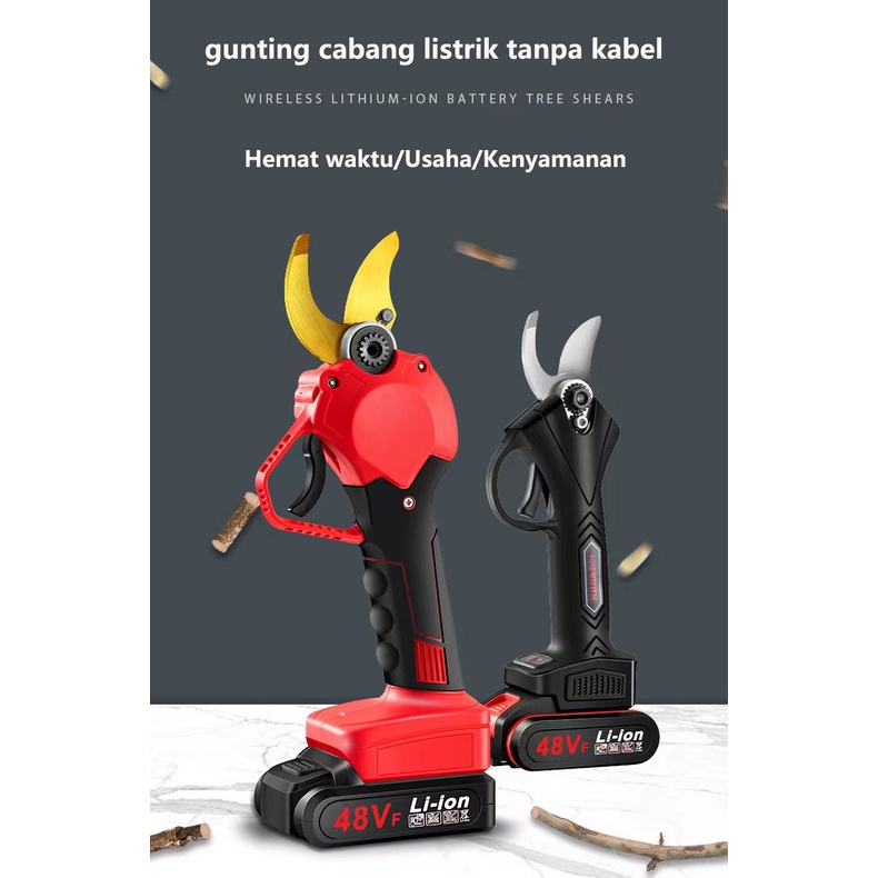 gunting dahan cordless gunting taman listrik