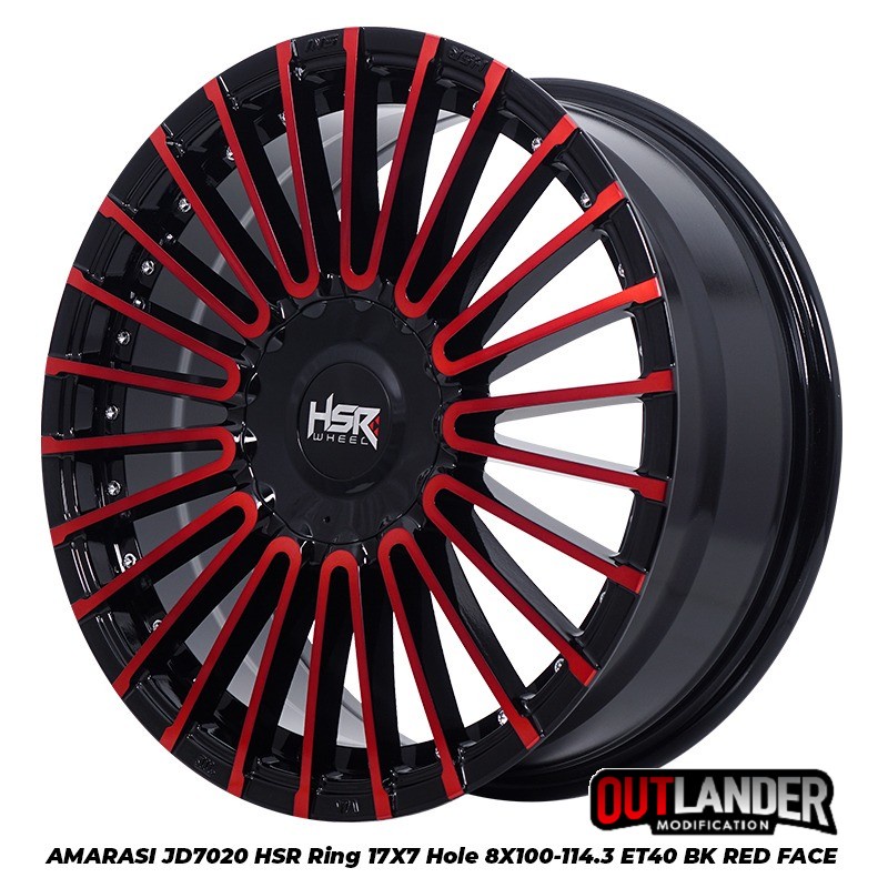 Velg Racing HSR Ring 17 Type AMARASI Untuk Mobil Livina  Ayla mazda2