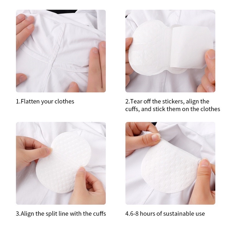 10pcs Pembalut Ketiak - Deodorant Anti Bau - Anti Ketiak Basah / Armpit Pad anti burket serap keringat