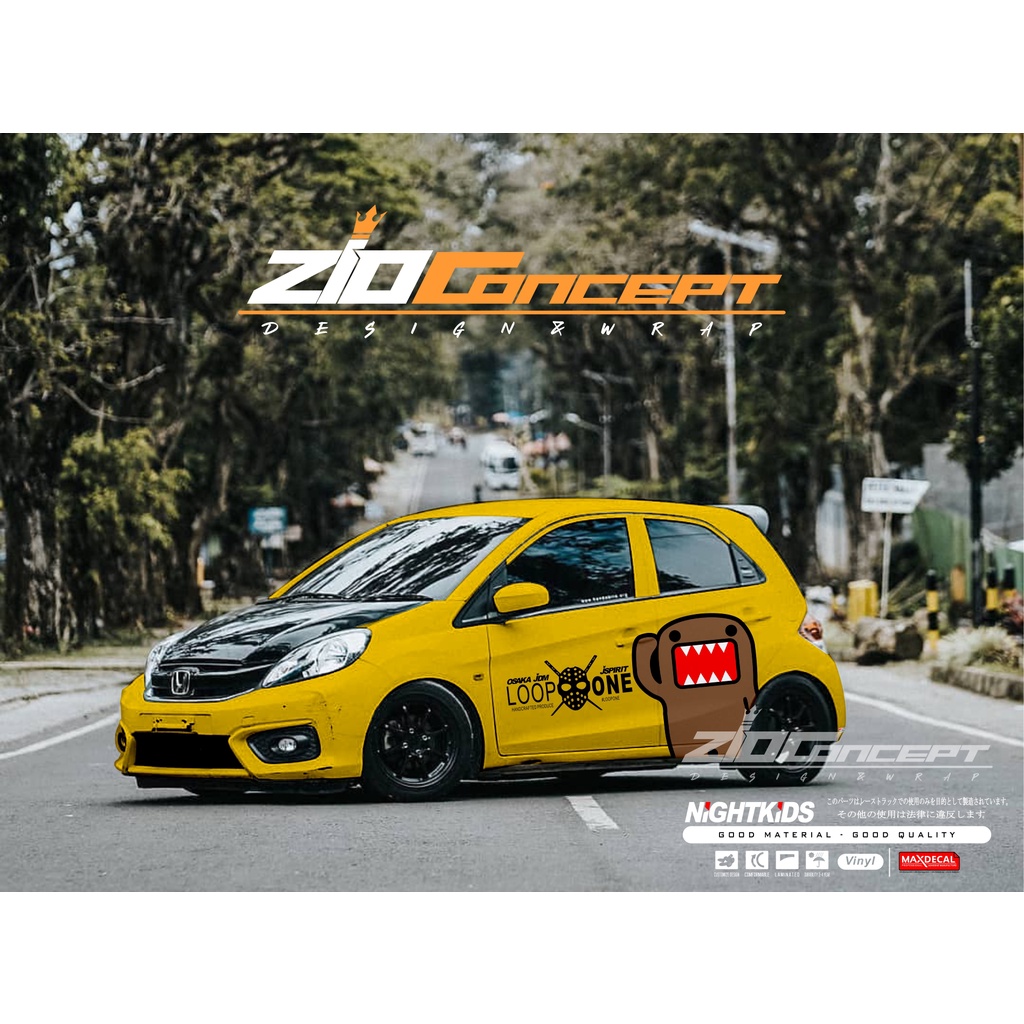 STIKER MOBIL DECAL BRIO JDM STIKER BRIO