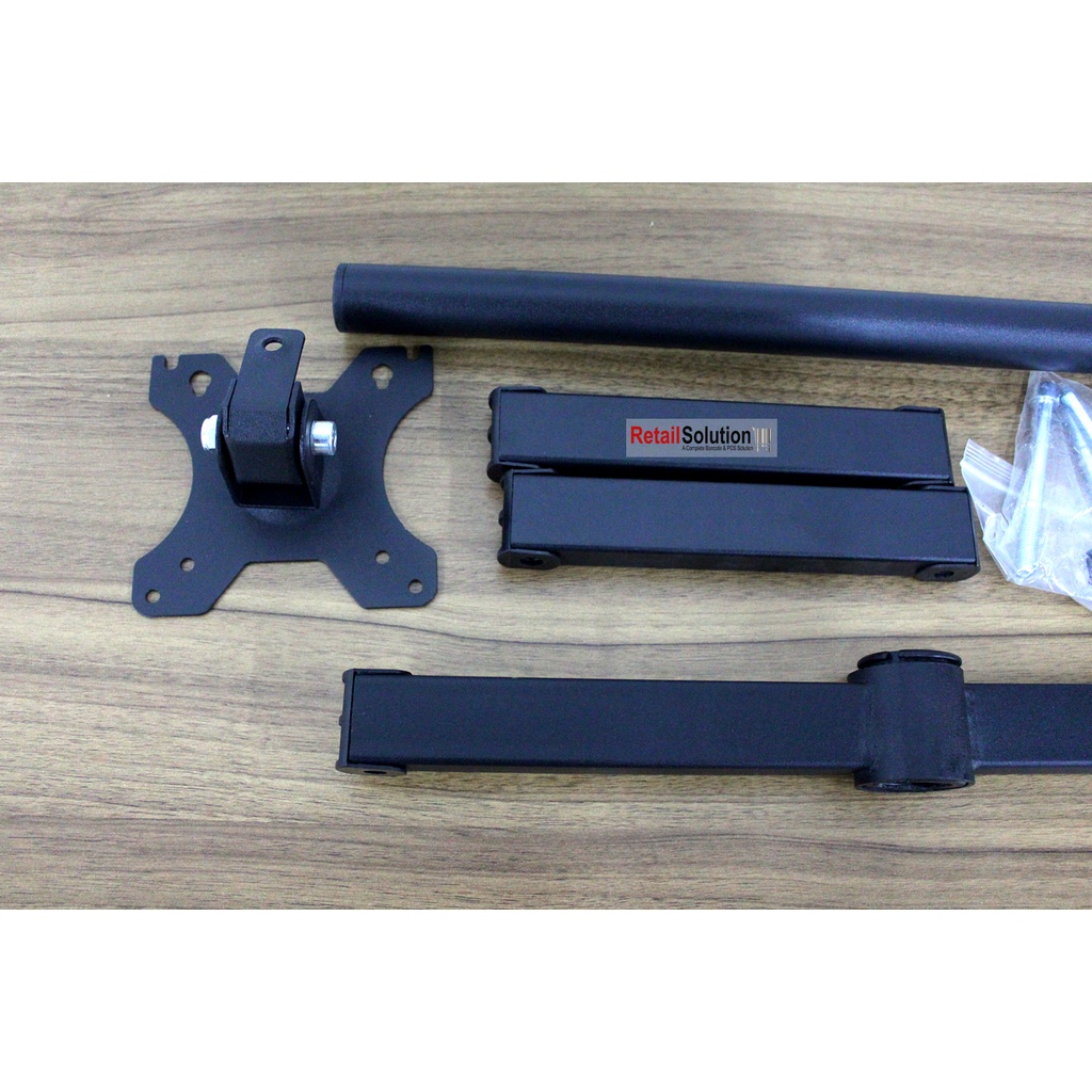 Bracket Dual Monitor TV VESA 75x75 100x100 - Pivot TD120 / TD-120