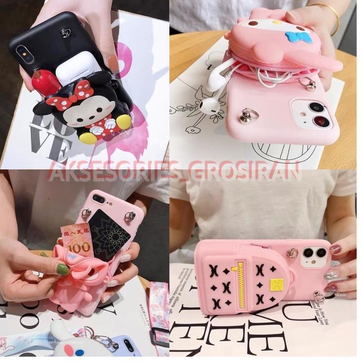 Kekinian SAMSUNG A03 CORE A13 A23 A33 A53 A73 M23 4G 5G SOFTCASE SILIKON BONEKA KARAKTER 4D DOMPET C