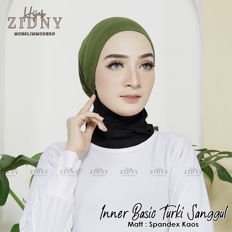 inner basic turki sanggul cepolan besar