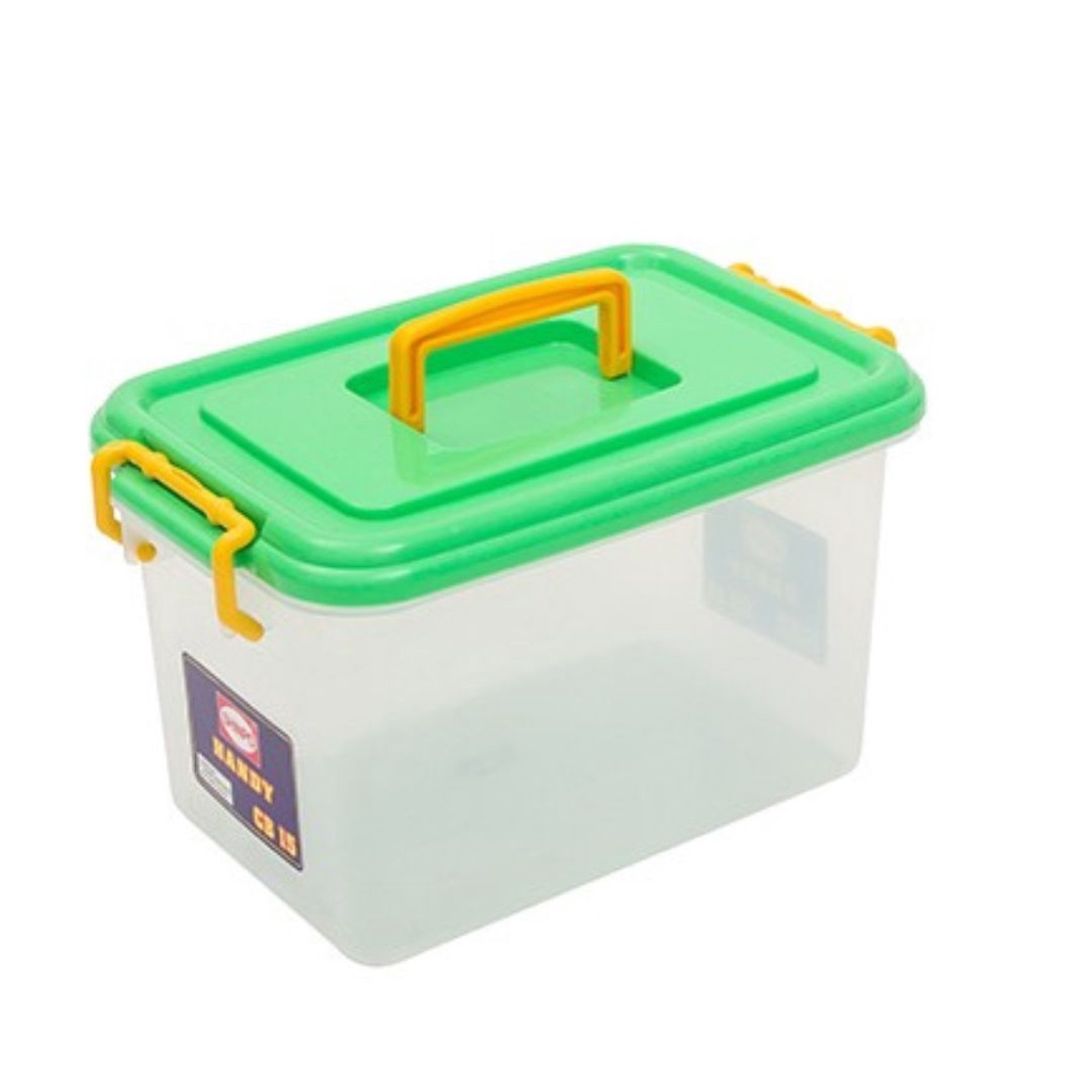 FM - Wadah Ciontainer Box Shinpo 15 SIP 133 - 2 Plastik + Handle / Wadah Kontainer Makanan / Pakaian