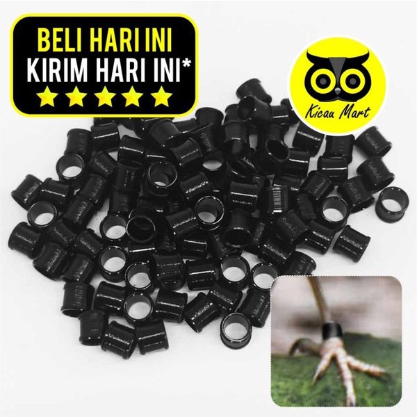 Ring Kaki Burung Jalak 5mm 5 Mm Ring Velg Penanda Kaki Burung Gelang Alumunium Cincin Kaki Polos Tanpa Nama Ring Penanda Kaki Burung Jalak