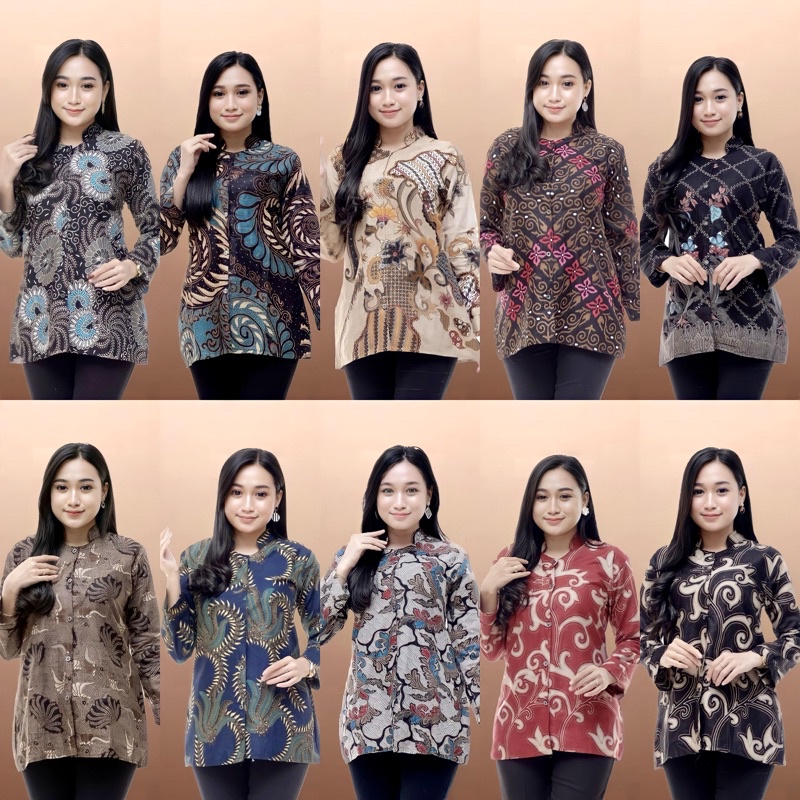 Batikid - Atasan Batik Dolby Dolbi Dobby Doby Tenun Sutra Tulis Halus Katun ATBM Baron Sarombit