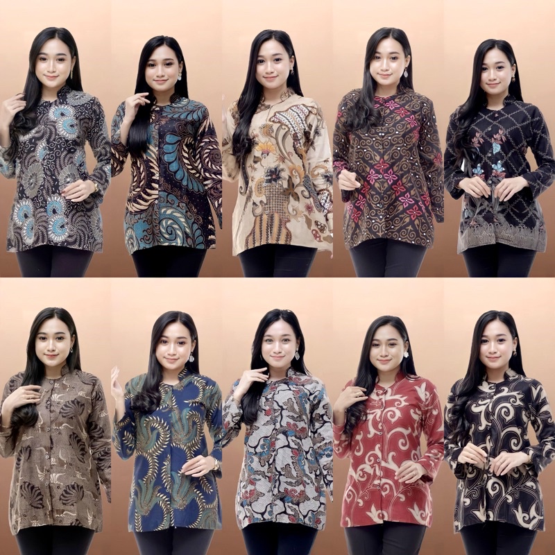 Batikid - Atasan Batik Dolby Dolbi Dobby Doby Tenun Sutra Tulis Halus Katun ATBM Baron Sarombit