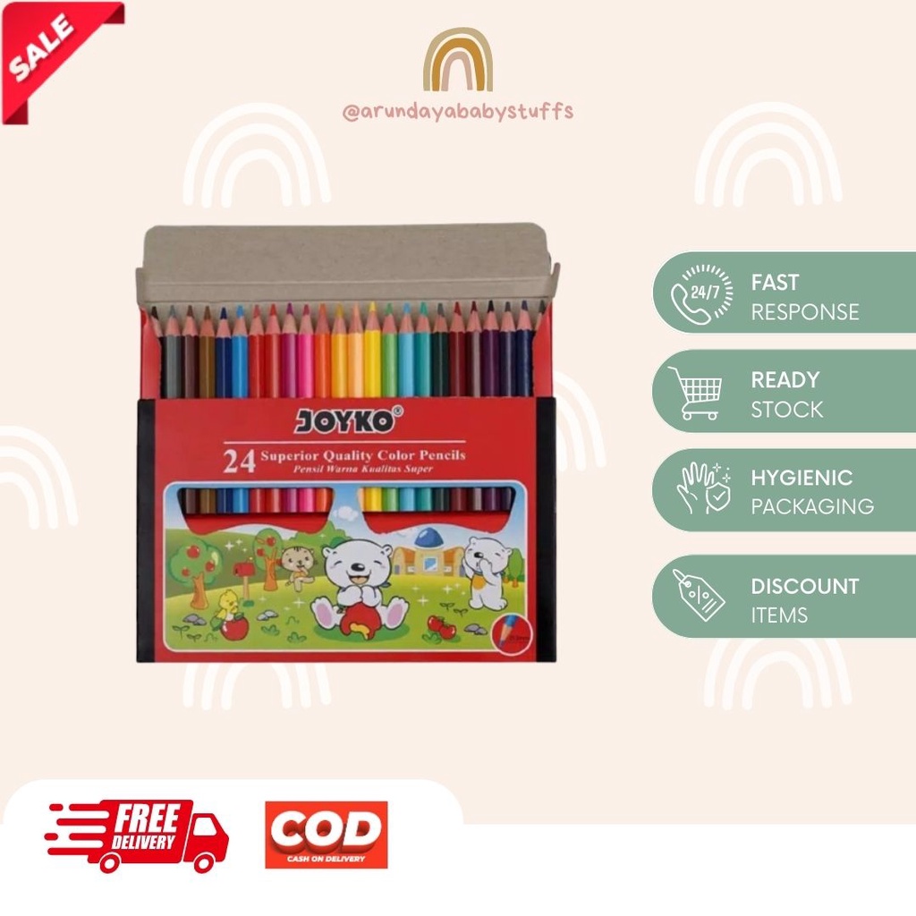 

Pensil Warna Joyko isi 24