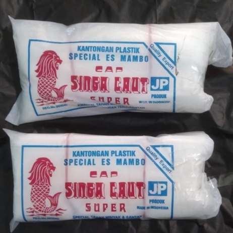 

Plastik PE Ukuran 3x20 & 4x20 Cap Singa Laut (500 gr)