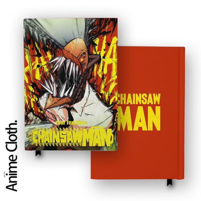 

Buku Catatan Notebook Chainsaw Man Denji 2 Custom Nama Diary Hardcover