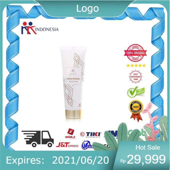 Glanz Edelweiss Facial Foam KK Indonesia