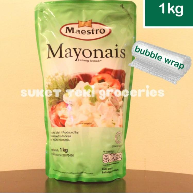 

9.9 Fasion sale Mayonaise Maestro 1 kg Light Mayo Refill Pouch 1kg Grosir Ready !!
