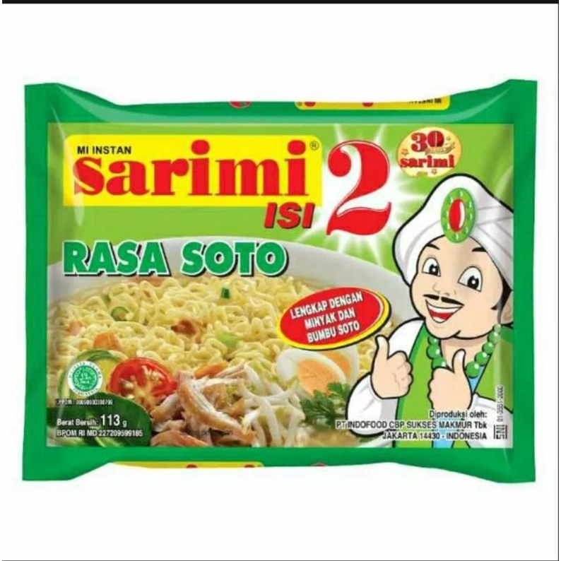 

Sarimi rasa soto isi dua