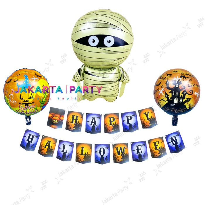 Paket Dekorasi Halloween #16 / Paket Set Balon Halloween