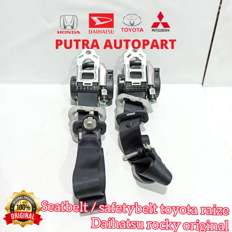 seatbelt safetybelt toyota raize daihatsu rocky original