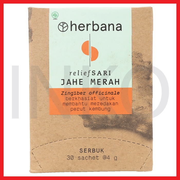 

HERBANA RELIEF SARI JAHE MERAH SERBUK SACHET 30X4GR