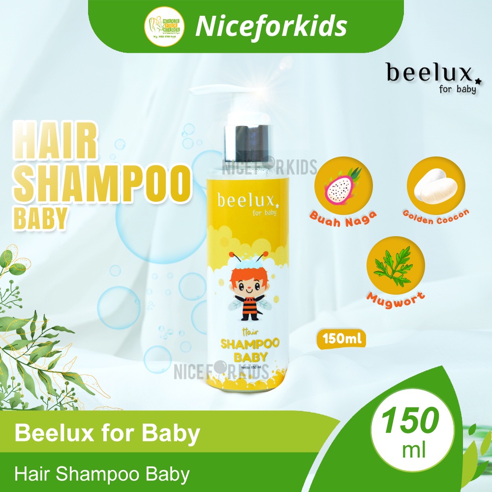 Beelux Baby Hair Shampoo &amp; Serum Penyubur &amp; Penumbuh Rambut Bayi dan pelebat rambut anak