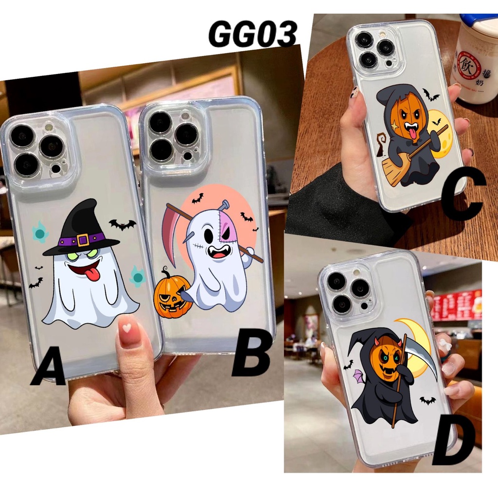 GG03 Softcase Casing Motif Halloween for Samsung A02 M02 A02s M02s A03 A03s Core A04 A04e A04s A10 A10s A11 M11 A12 A13 A14 A20 A23 A30 A30s A34 M10s A20s A21s A22 A33 A50 A50s A52 A52s 5G A53 A54 J2 Prime Grand