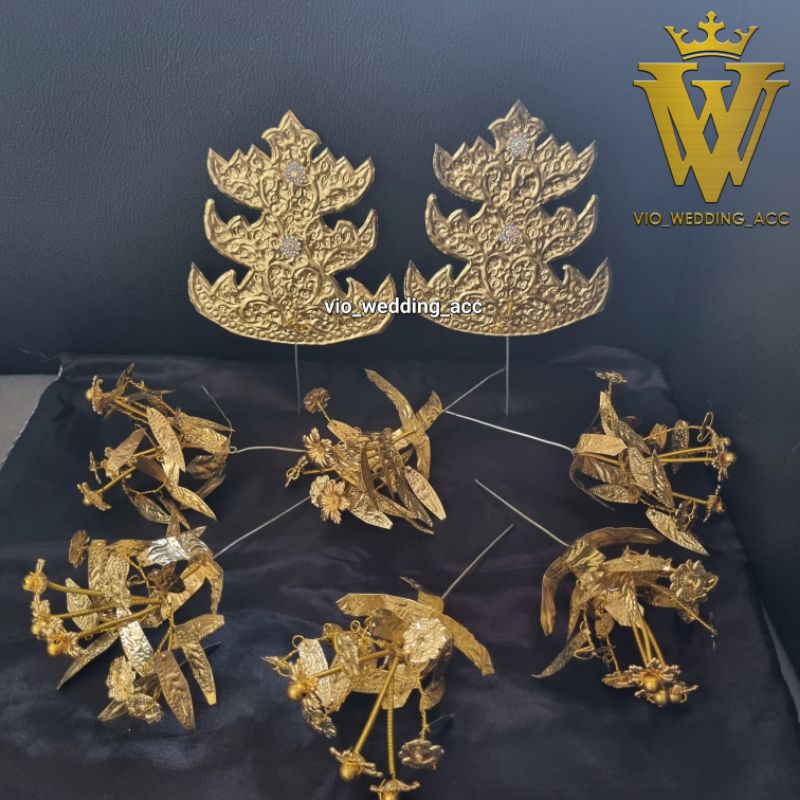 tusuk layar &amp; bunga siger lampung