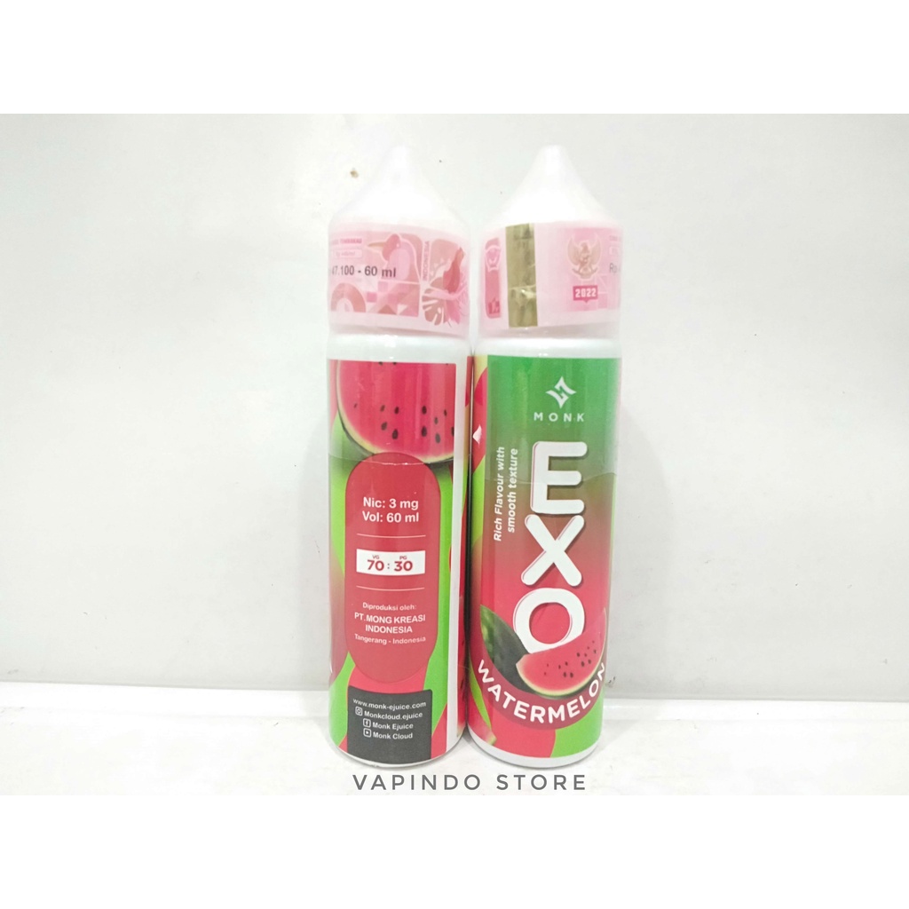 EXO WATERMELON 60ML 3MG BY MONK CLOUD LIQUID