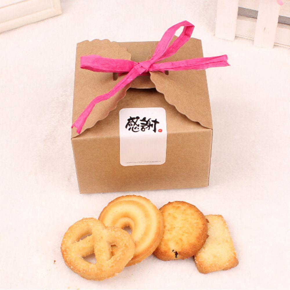 [Elegan] 10pcs Mini Favor Box Mode Baru 9 * 9 * 6cm Untuk Natal Pernikahan Hadiah Dekorasi DIY Perlengkapan Pesta Bakery Cookie Favor Packaging