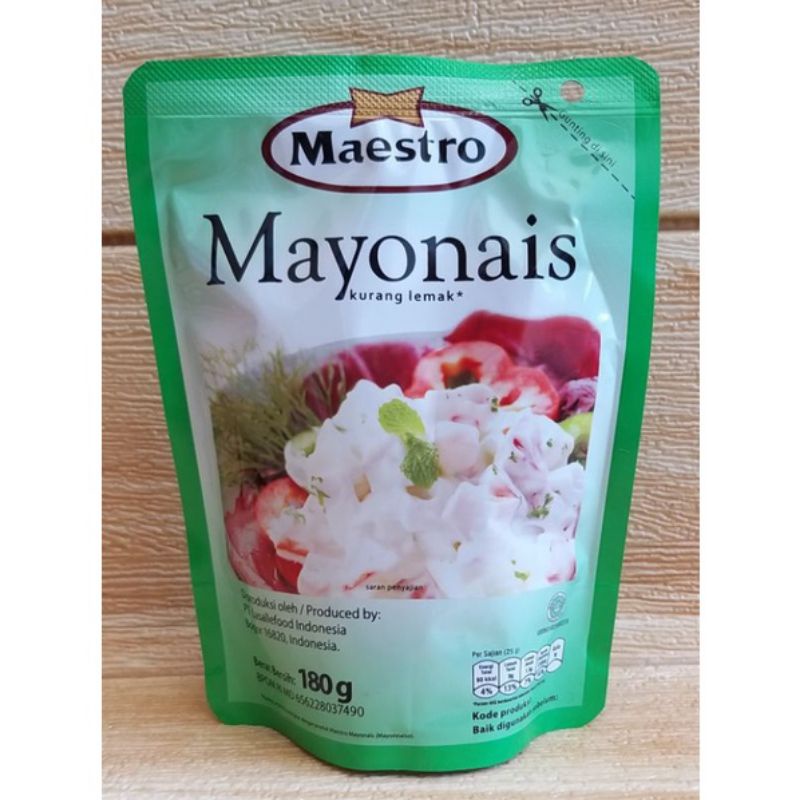 

Mayonais/Maestro/Mayonnaise 180 gram